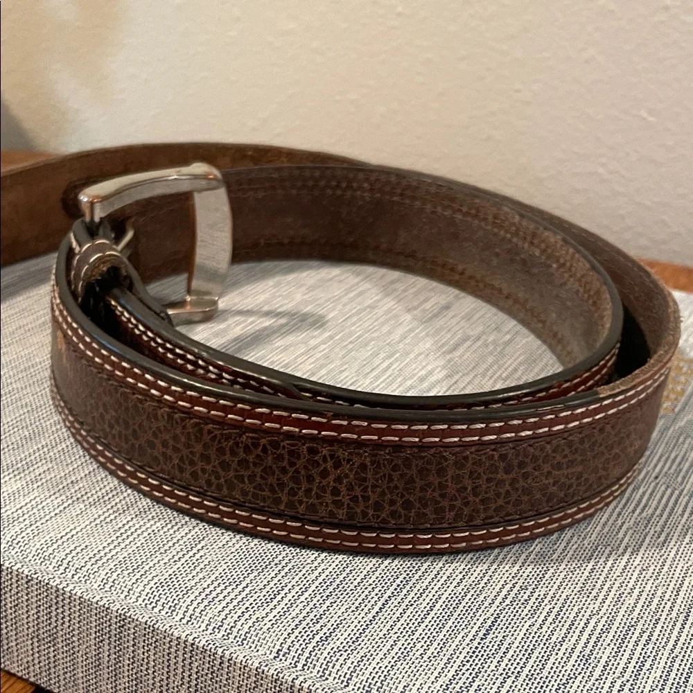 Ariat Men’s Rowdy Leather Belt – Diesel Brown
